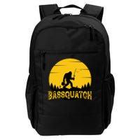 Funny Bassquatch Fishing Daily Commute Backpack