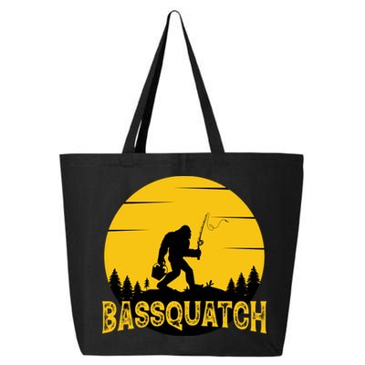Funny Bassquatch Fishing 25L Jumbo Tote