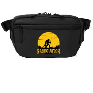 Funny Bassquatch Fishing Crossbody Pack