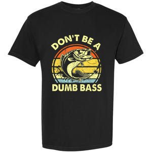 Funny Bass Fishing Stuff Funny Dad Bass Fish Papa Fishing Garment-Dyed Heavyweight T-Shirt