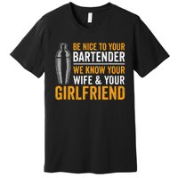 Funny Bartender Premium T-Shirt