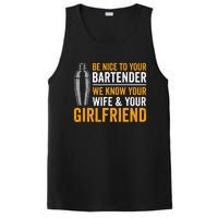 Funny Bartender PosiCharge Competitor Tank