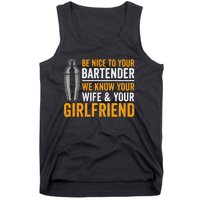 Funny Bartender Tank Top