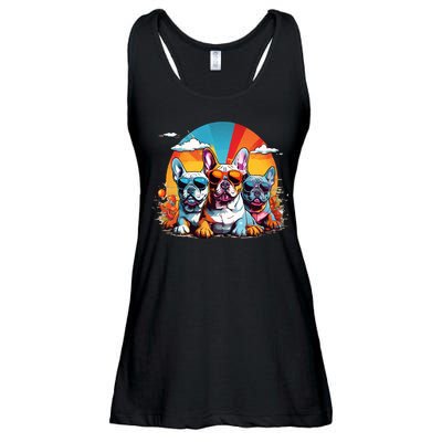 French Bulldog Ladies Essential Flowy Tank
