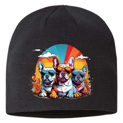 French Bulldog Sustainable Beanie