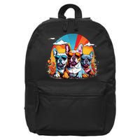 French Bulldog 16 in Basic Backpack