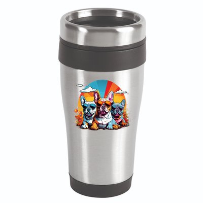 French Bulldog 16oz Travel Tumbler