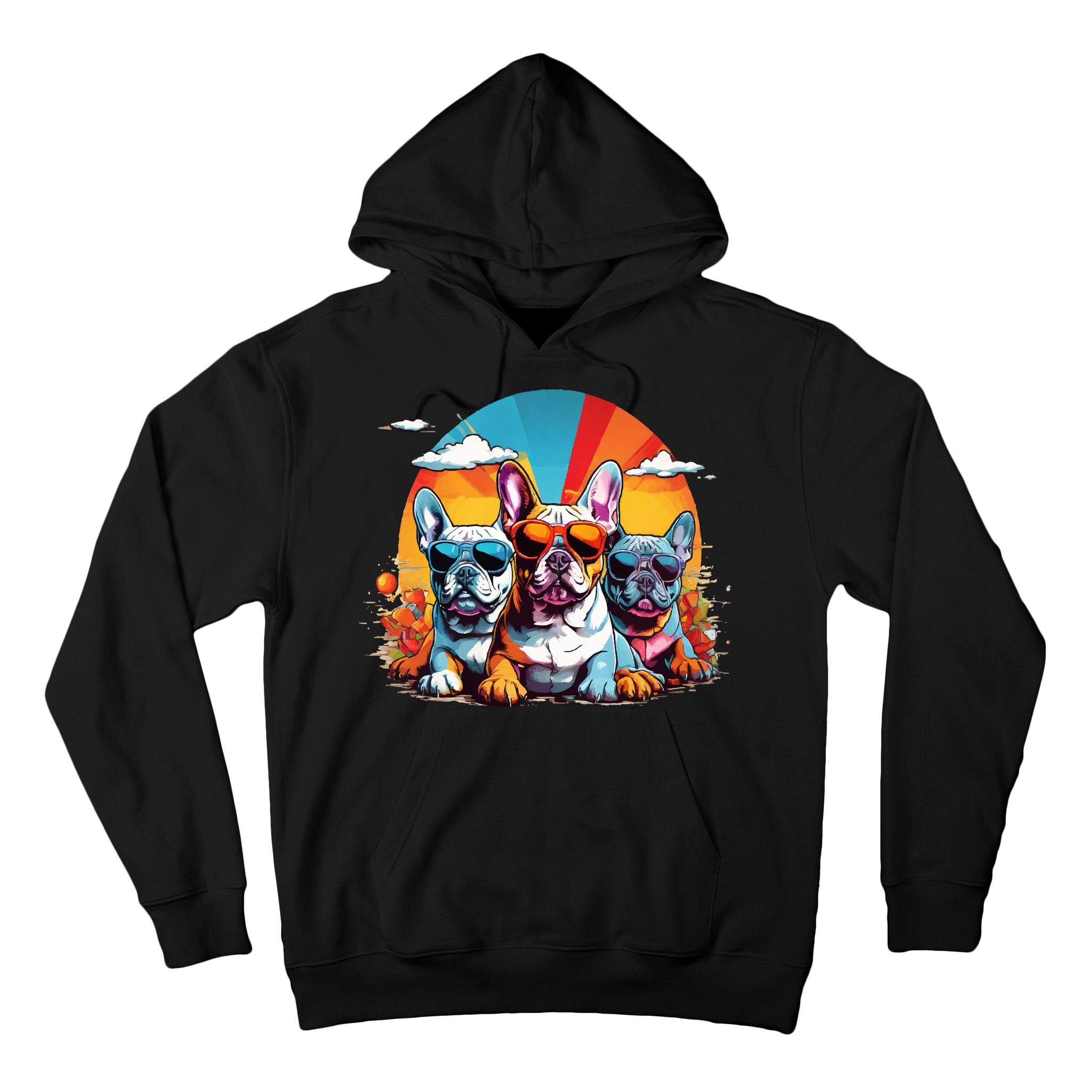 French Bulldog Tall Hoodie