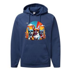 French Bulldog Performance Fleece Hoodie