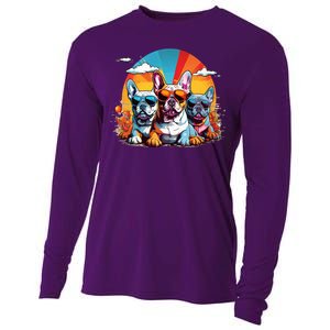 French Bulldog Cooling Performance Long Sleeve Crew