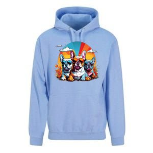 French Bulldog Unisex Surf Hoodie