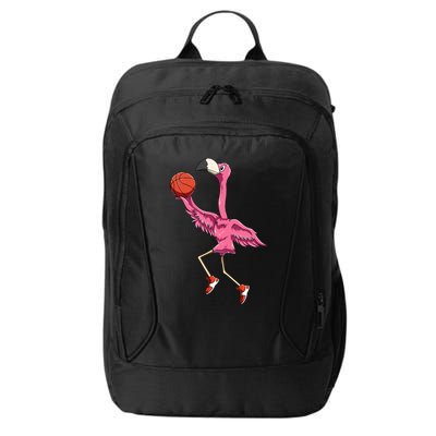 Flamingo Basketball Flamingo Playing Basketball Flamingo City Backpack