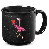 Flamingo Basketball Flamingo Playing Basketball Flamingo 15oz Campfire Ceramic Mug