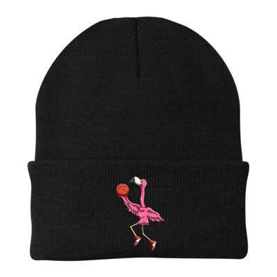 Flamingo Basketball Flamingo Playing Basketball Flamingo Beanie