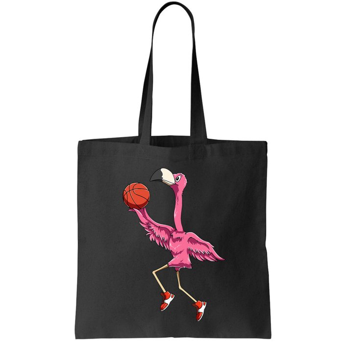 Flamingo Basketball Flamingo Playing Basketball Flamingo Bag