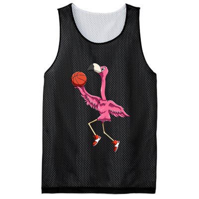 Flamingo Basketball Flamingo Playing Basketball Flamingo Mesh Reversible Basketball Jersey Tank