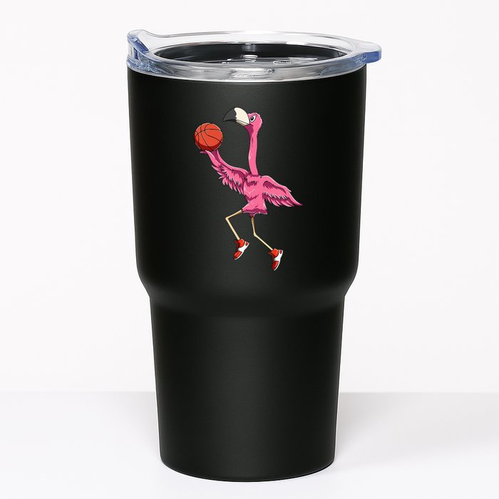 Flamingo Basketball Flamingo Playing Basketball Flamingo Tumbler
