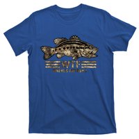 Funny Bass Fishing Camo Wtf Wheres The Fish Cool Gift T-Shirt