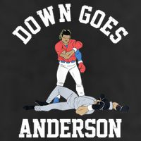Funny Baseball Fight Down Goes Anderson Cool Comfort Performance Bucket Hat