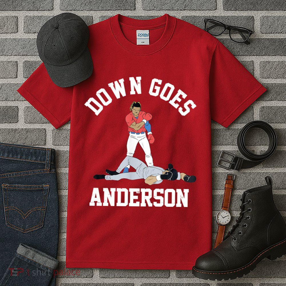 Funny Baseball Fight Down Goes Anderson Tall T-Shirt