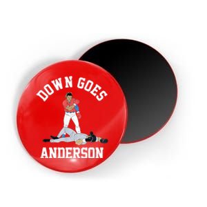 Funny Baseball Fight Down Goes Anderson Magnet