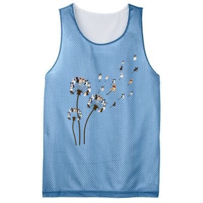 French Bulldog Flower Fly Dandelion Funny Dog Lovers Mesh Reversible Basketball Jersey Tank