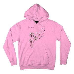 French Bulldog Flower Fly Dandelion Funny Dog Lovers Hoodie