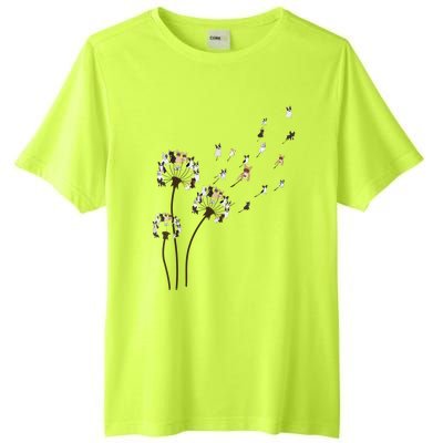 French Bulldog Flower Fly Dandelion Funny Dog Lovers Tall Fusion ChromaSoft Performance T-Shirt