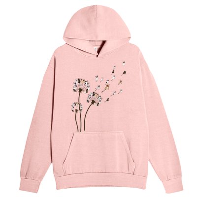 French Bulldog Flower Fly Dandelion Funny Dog Lovers Urban Pullover Hoodie