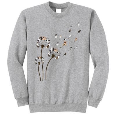 French Bulldog Flower Fly Dandelion Funny Dog Lovers Sweatshirt