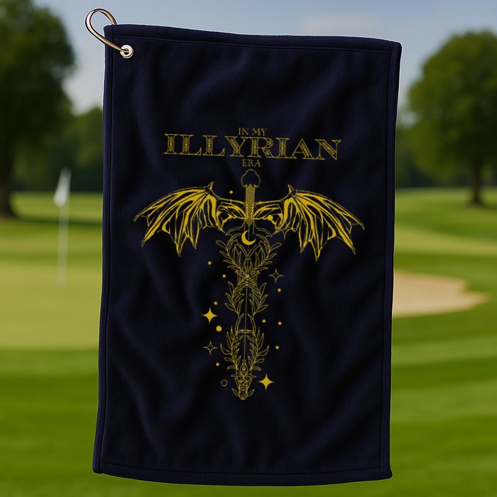 Fantasy Book Fan And Reader. Gift For Fantasy Book Reader. Golf Towel