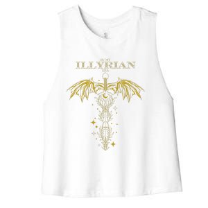 Fantasy Book Fan And Reader. Gift For Fantasy Book Reader. Women's Racerback Cropped Tank