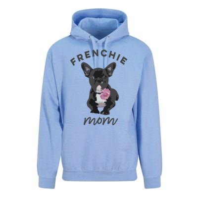 French Bulldog For Women Frenchie Mom Flower Unisex Surf Hoodie