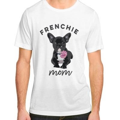 French Bulldog For Women Frenchie Mom Flower Adult ChromaSoft Performance T-Shirt