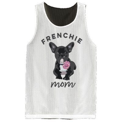 French Bulldog For Women Frenchie Mom Flower Mesh Reversible Basketball Jersey Tank