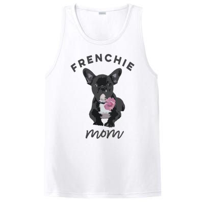 French Bulldog For Women Frenchie Mom Flower PosiCharge Competitor Tank