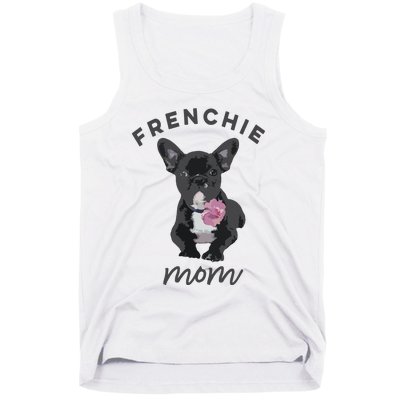 French Bulldog For Women Frenchie Mom Flower Tank Top