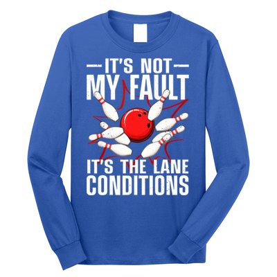 Funny Bowling For Women Bowler Team Bowling Lane Spare Long Sleeve Shirt