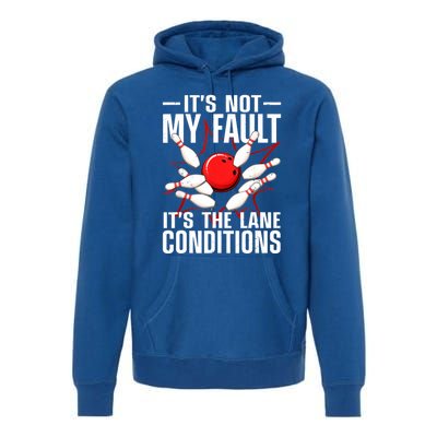 Funny Bowling For Women Bowler Team Bowling Lane Spare Premium Hoodie