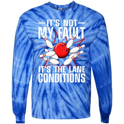 Funny Bowling For Women Bowler Team Bowling Lane Spare Tie-Dye Long Sleeve Shirt