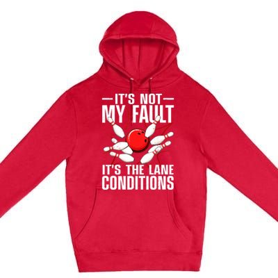 Funny Bowling For Women Bowler Team Bowling Lane Spare Premium Pullover Hoodie