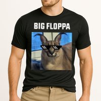 Funny Big Floppa Wearing Meme Sunglasses Cooling Performance Crew T-Shirt