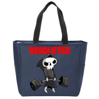 Funny Bodybuilding Fitness Training Workout Exercising GYM Zip Tote Bag