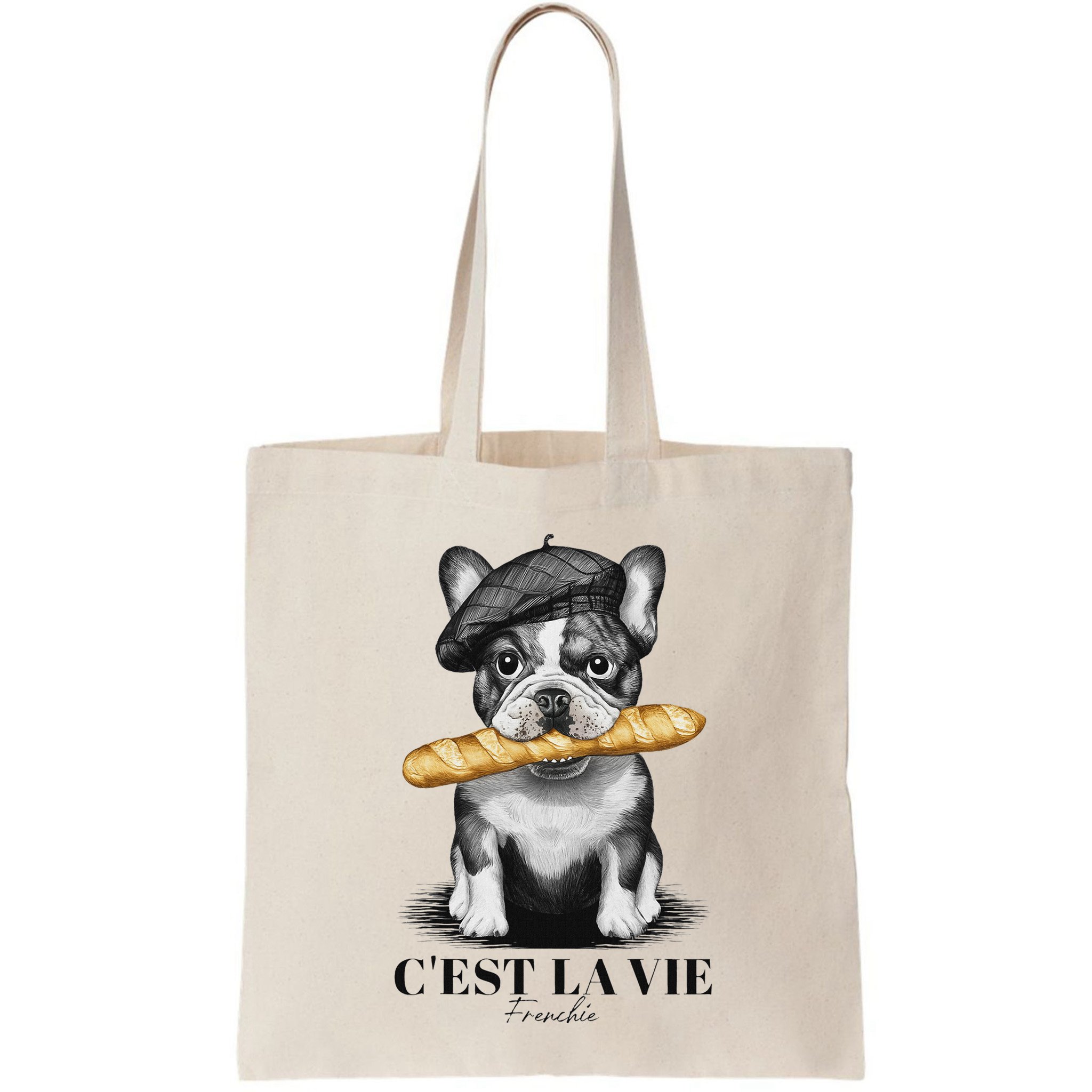 French Bulldog Frenchie Dog Lover Dad Dog Mom CEst La Vie Bag