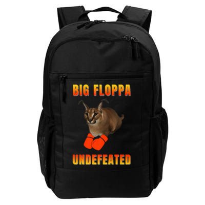 Funny Big Floppa Undefeated Champion, Meme Cat Daily Commute Backpack