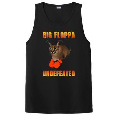 Funny Big Floppa Undefeated Champion, Meme Cat PosiCharge Competitor Tank