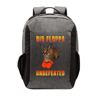 Funny Big Floppa Undefeated Champion, Meme Cat Vector Backpack