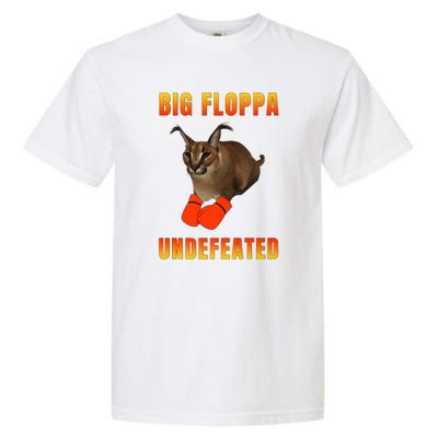 Funny Big Floppa Undefeated Champion, Meme Cat Garment-Dyed Heavyweight T-Shirt