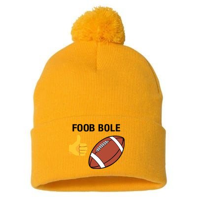 Foob Bole Pom Pom 12in Knit Beanie