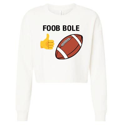 Foob Bole Cropped Pullover Crew